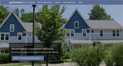 Desktop Screenshot of apartmentsinbloomington.com